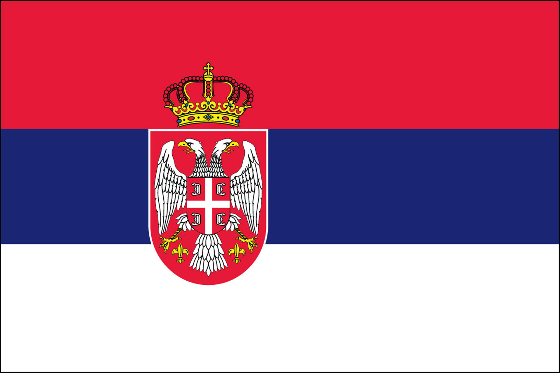 セルビア共和国の国旗 壁紙画像 ミヤノーヴァ