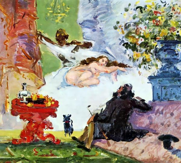 モダンオリンピア（A Modern Olympia）：ポール・セザンヌ｜絵画の壁紙/画像素材14