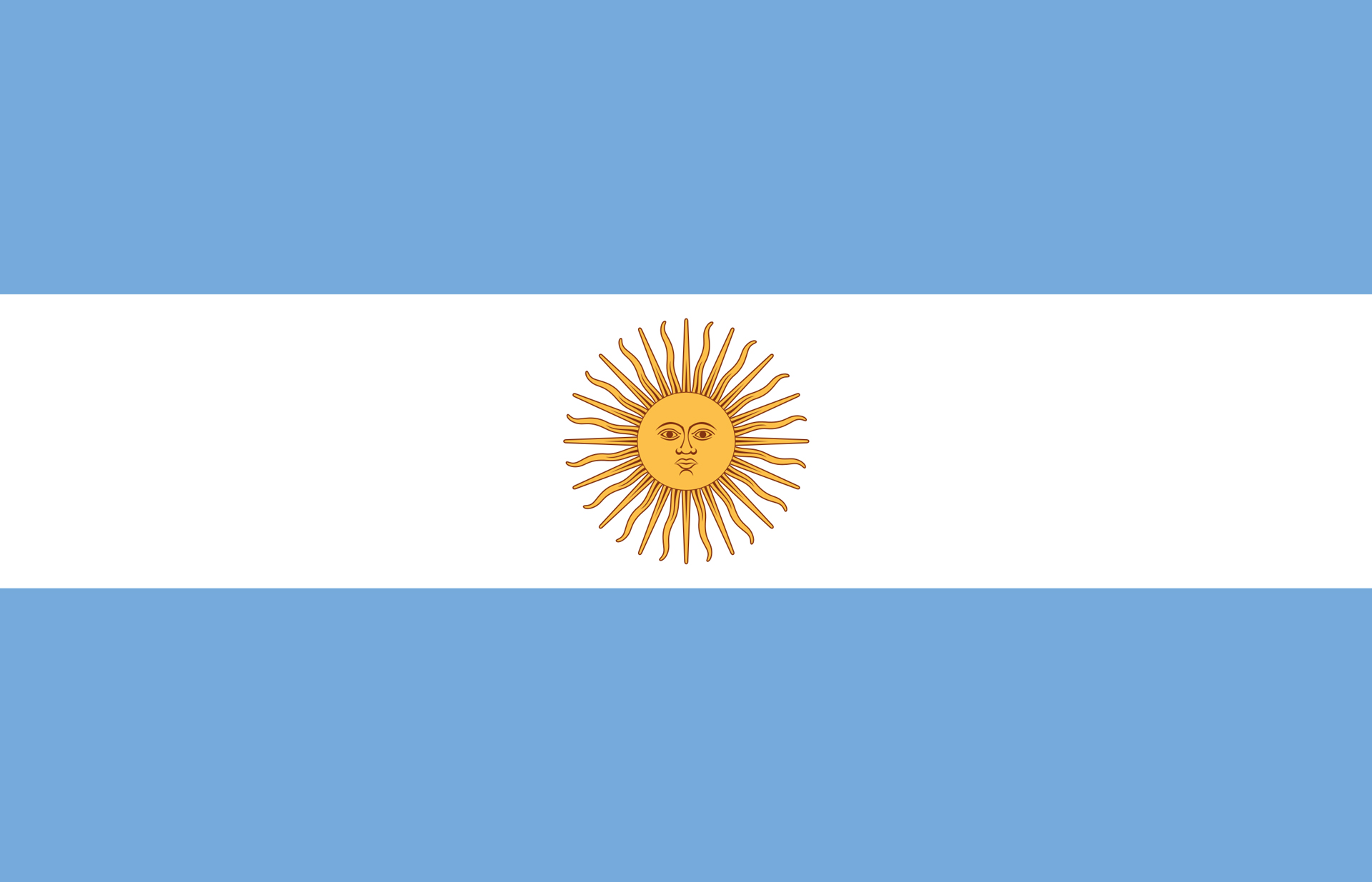 アルゼンチンの国旗 壁紙画像 ミヤノーヴァ