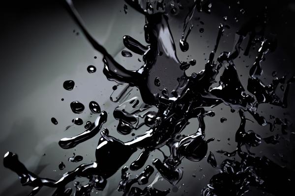 黒い水が飛び散る04｜抽象的の壁紙/画像素材293