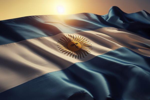 アルゼンチンの国旗3｜国旗の壁紙/画像素材
